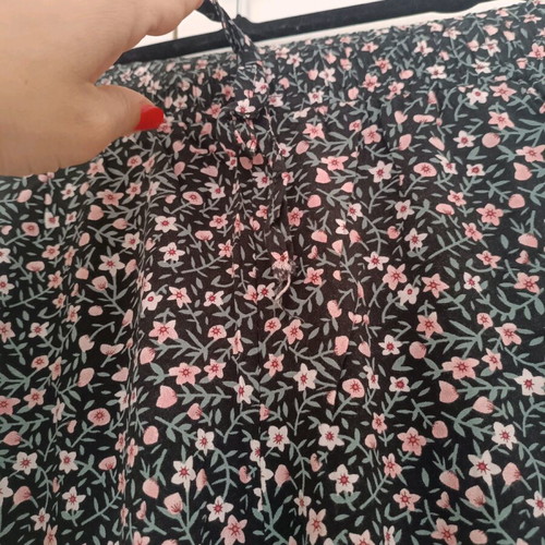 Floral cotton airy pants new, size S