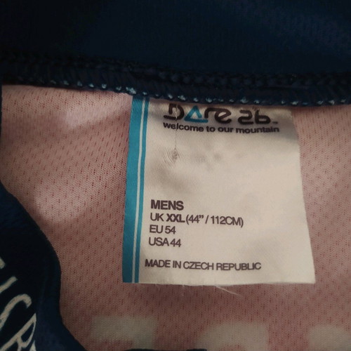 Men's cycling jersey Dare 2b size XXL like new
