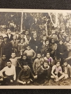 Thessaloniki 1933 School Class Photo used