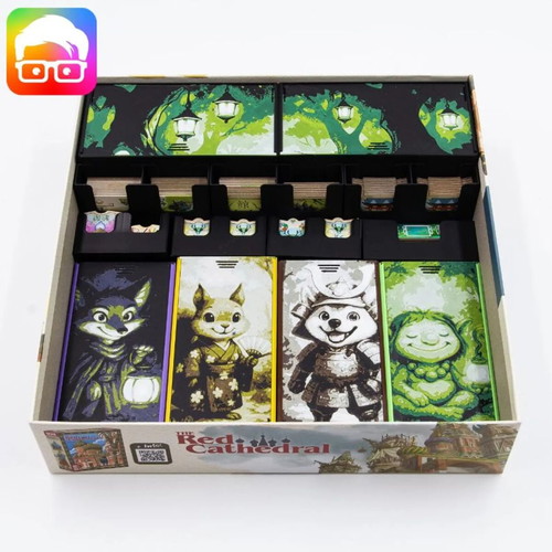 Bitoku Insert Board Game Organizer new, fits sleeved cards