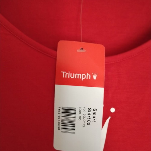 Triumph women's blouse new, red, size 44