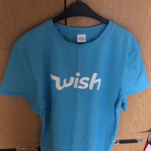 Cotton t-shirts for summer like new, various sizes, white and blue