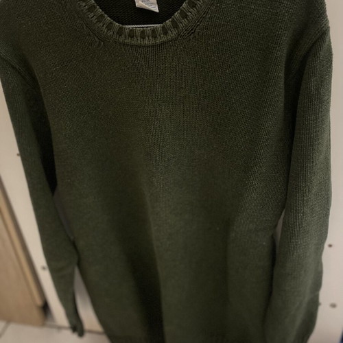 Men's green pullover like new, sizes M and L