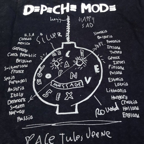 Depeche Mode 2005–06 Touring the Angel Vintage Shirt Size M Like New
