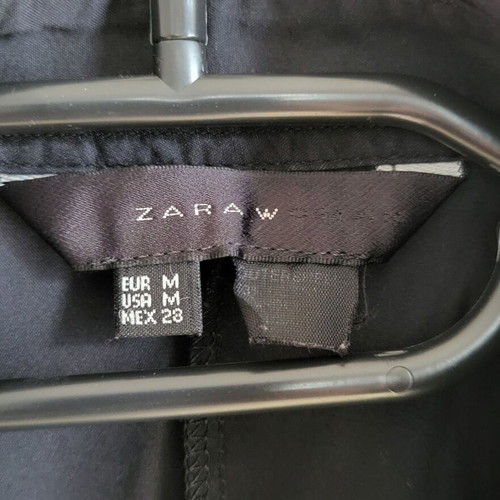 Zara black wrap shirt like new, size M