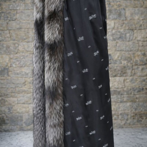 Silver Fox Fur Long 130 cm like new from Kastoria