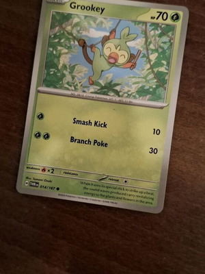 Pokemon Card Grookey new