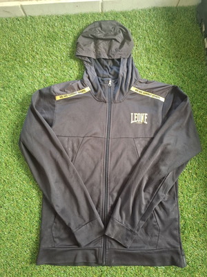 Leone long sleeve shirt XL like new, black and gold