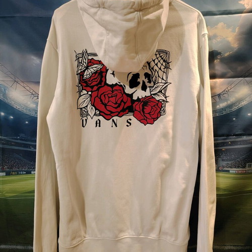 Vans Hoodie size S used, white