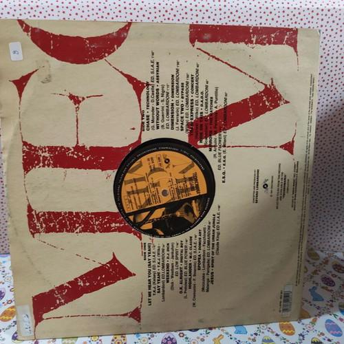 Technomania Megamix vinyl record used, electronic