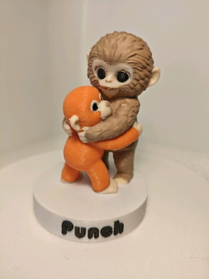 Φιγούρα Punch καινούργια 3d printed, ύψος 10 εκατοστά