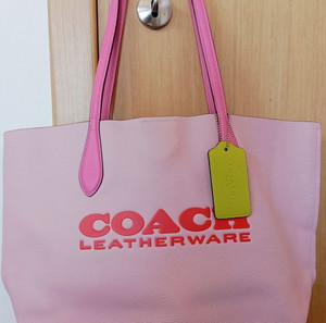 Coach δερμάτινη τσάντα shopper - tote
