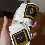 White bandage wraps used