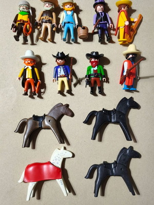 Playmobil 9 καουμπόι φουλ σετ σαν καινούργιο