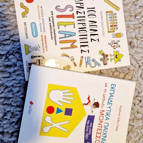 Books new with 100 simple activities and Montessori educational games