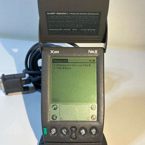 Palm III 3Com used handheld organizer with touchscreen and stylus