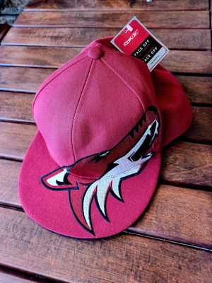 Καπέλο NHL Arizona Coyotes Reebok καινούργιο, μέγεθος 8, 100% wool