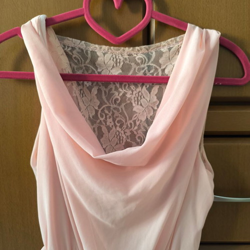 Pink dress airy like new, size S