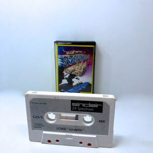 Stonker tape cassette for Spectrum ZX used, complete in box