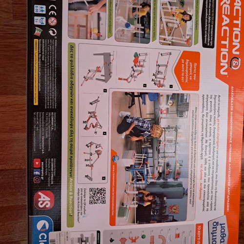 Action and Reaction marble track building game like new