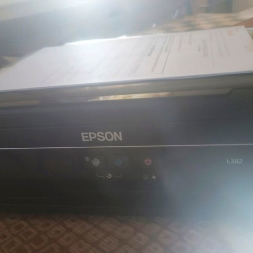Epson L382 ink tank printer used, needs head and black filter replacement