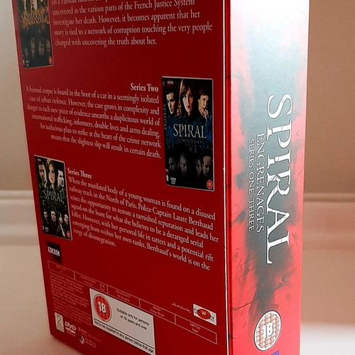 Spiral Engrenages DVD used, crime series with English subtitles