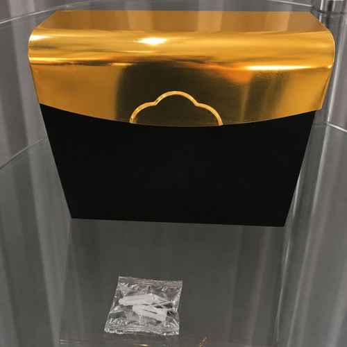 Toilet Paper Holder Scandinavian Luxury with Gold Details