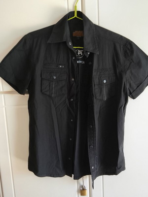 Brokers Jeans men's shirt Spirit black size L like new