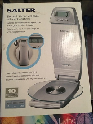 Kitchen scale new, wall-mountable