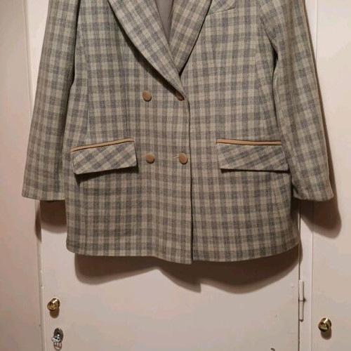 Autumn checked jacket L like new
