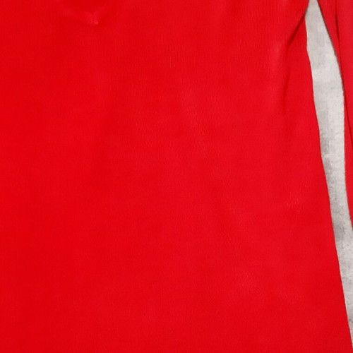 Zara cocktail blouse medium red long sleeve knit like new