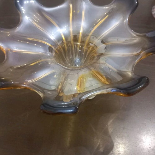 Decorative vase new with gold and brown shades