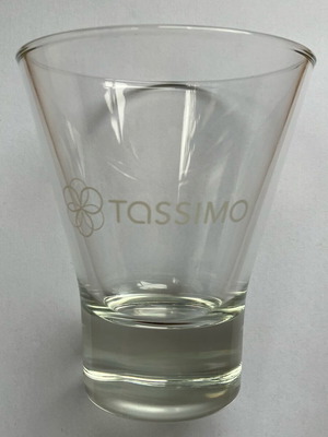 Collectible Tassimo coffee machine glass for freddo espresso like new
