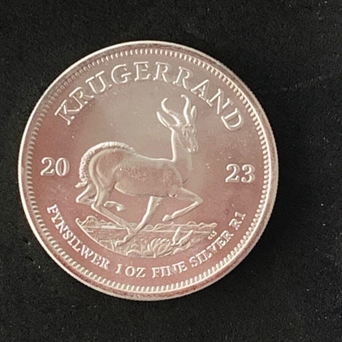 Krugerrand 1oz 2023 silver coin new, 99.9 silver