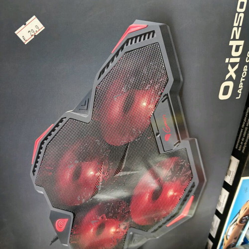 Genesis laptop cooling pad with 4 fans new