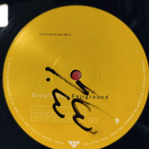 Simply Red Fairground The Remixes 12" vinyl maxi single used, electronic