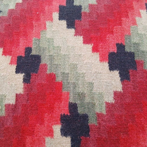 Set of 2 handmade Greek wool kilims like new