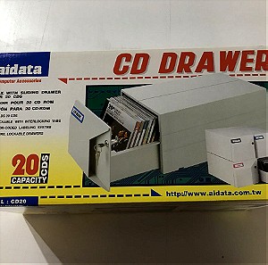 Συρτάρι αποθήκευσης 20 CD-DVD