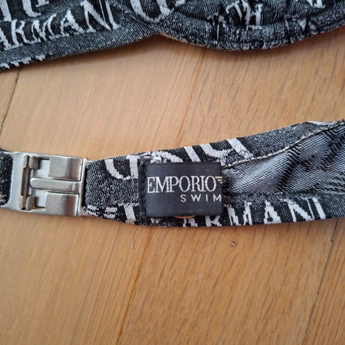 Emporio Armani Vintage Bikini Set like new, all-over logo print, 2008