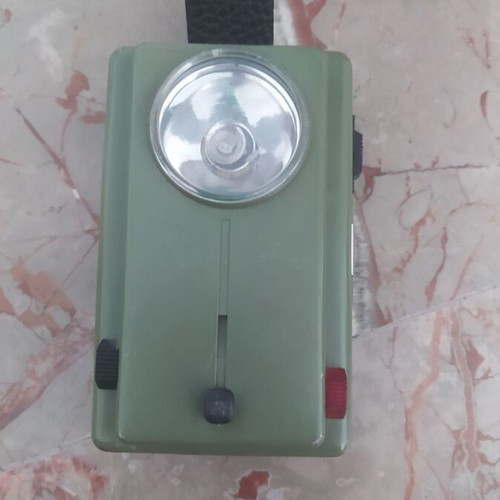 Military camping flashlight with color filters like new
