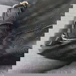  Μαύρο δερμάτινο  backpack Guess