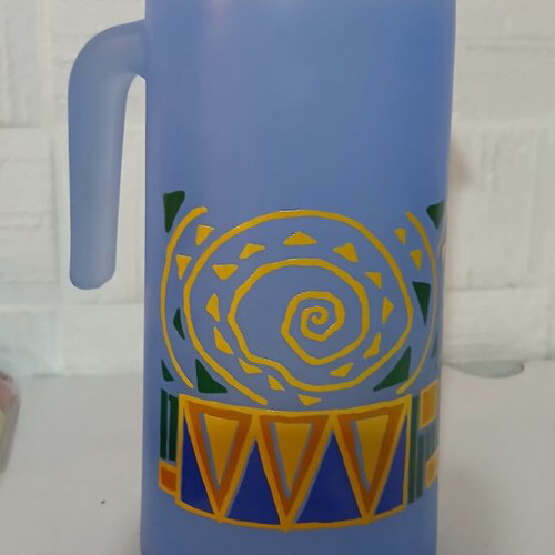 Glass pitcher by Cerve like new