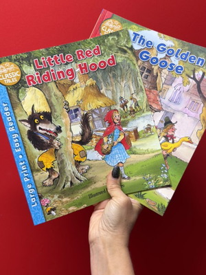 Classic Tales set of 2 books in English, brand new, large print