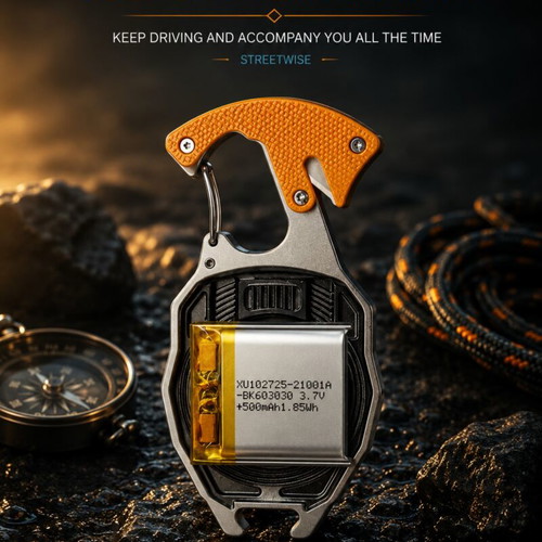 Survival ring flashlight multitool new, ultimate gadget