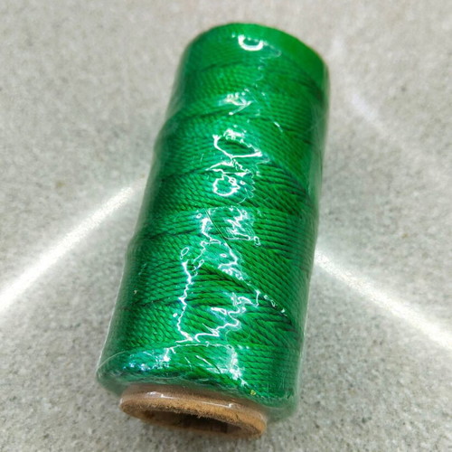 Green nylon twine 55g (~60m) new for kite and bindings