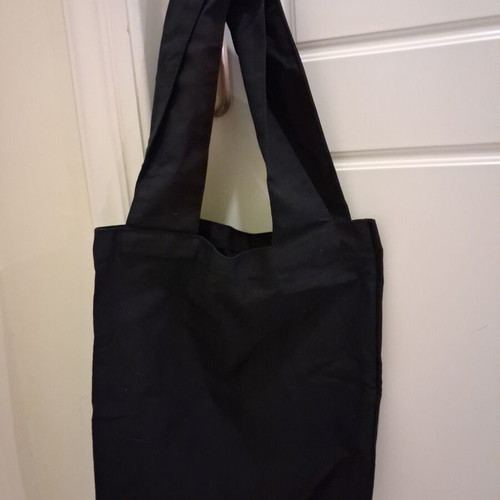 Apivita black cotton tote bag