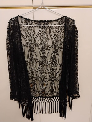 Kimono lace beachwear one size like new