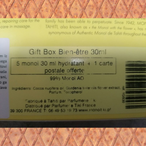 TIKI TAHITI Monoi Oil gift set 5 x 30ml new