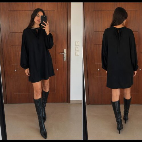 Zara dress like new, black, size S