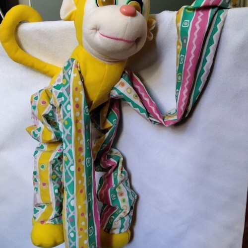 Vintage stuffed monkey toy chimpanzee with sounds like new